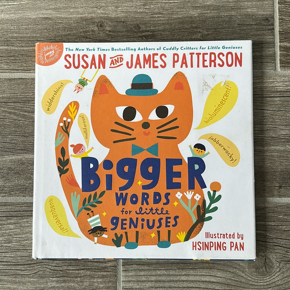 Bigger Words for Little Geniuses by Susan and James Patterson - Hardcover Book